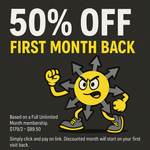 Half off deal! - Returning Members